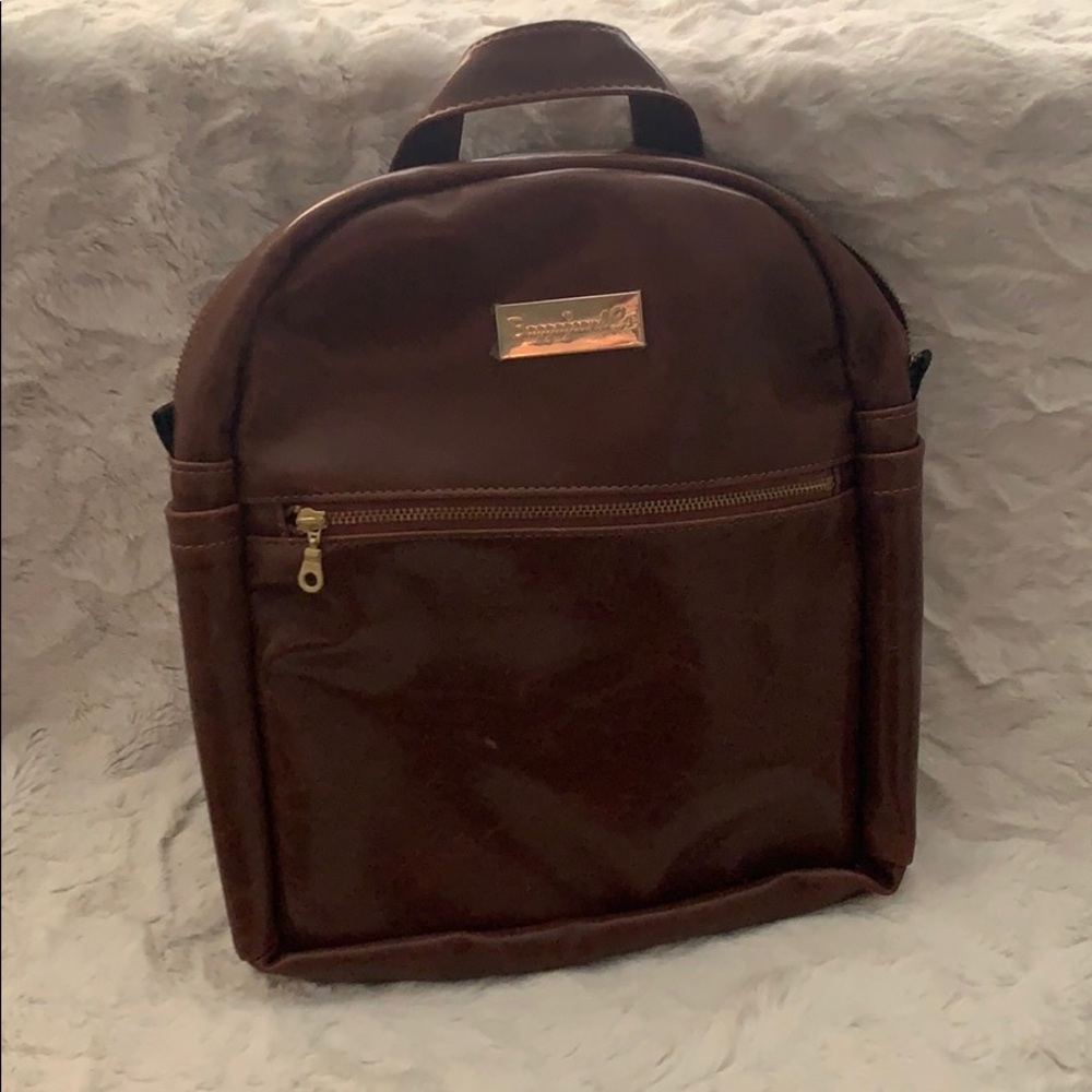 Brown Baggage and Co Leather Backpack
